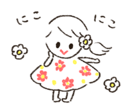 Cute and useful girls sticker #13424960