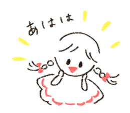 Cute and useful girls sticker #13424961