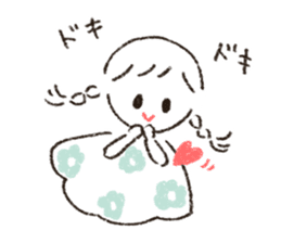 Cute and useful girls sticker #13424963