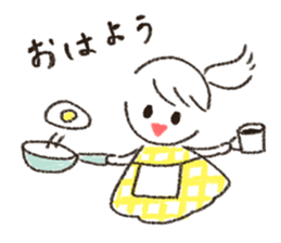 Cute and useful girls sticker #13424966