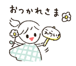 Cute and useful girls sticker #13424971