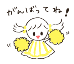Cute and useful girls sticker #13424972