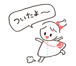 Cute and useful girls sticker #13424973