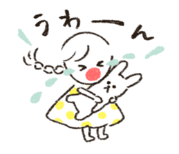 Cute and useful girls sticker #13424975