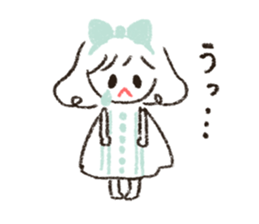 Cute and useful girls sticker #13424976