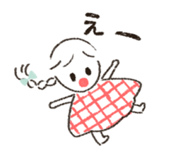 Cute and useful girls sticker #13424984