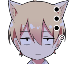 Nekomimi boy's sticker #13425097