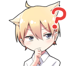 Nekomimi boy's sticker #13425098