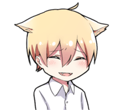 Nekomimi boy's sticker #13425100