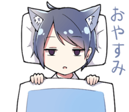 Nekomimi boy's sticker #13425113
