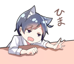 Nekomimi boy's sticker #13425115