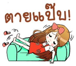 Minny cute girl sticker #13425174