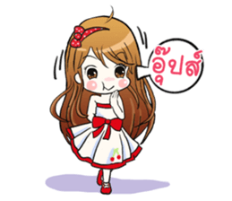 Minny cute girl sticker #13425188