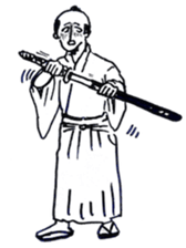 Edo era Sticker sticker #13425576