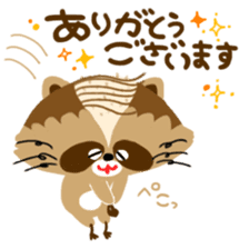 Mustache Raccoon 2 sticker #13426329