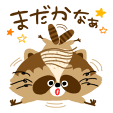 Mustache Raccoon 2 sticker #13426338