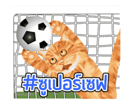 Cat Football sticker #13426867