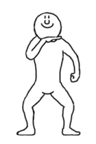 The person who moves very much sticker #13426907