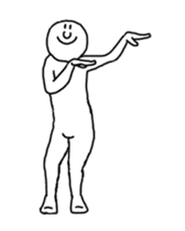 The person who moves very much sticker #13426916