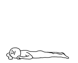 The person who moves very much sticker #13426917