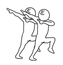 The person who moves very much sticker #13426921