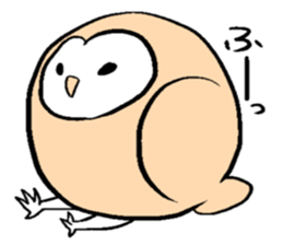 Menchan of tyto alba sticker #13427007