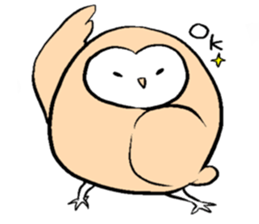 Menchan of tyto alba sticker #13427011