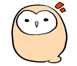 Menchan of tyto alba sticker #13427013