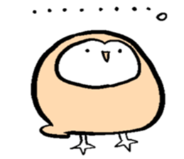 Menchan of tyto alba sticker #13427028