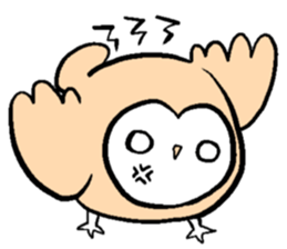 Menchan of tyto alba sticker #13427031