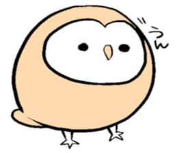 Menchan of tyto alba sticker #13427040