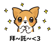 Corgi Dog Kaka - Office Murmurs sticker #13427430