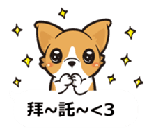 Corgi Dog Kaka - Office Murmurs sticker #13427430