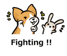 Corgi Dog Kaka - Office Murmurs sticker #13427436