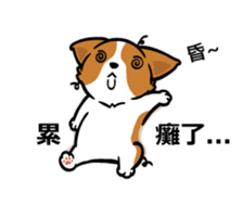 Corgi Dog Kaka - Office Murmurs sticker #13427445