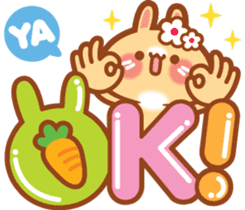 Rabbit -niu niu makes her debut! sticker #13427751