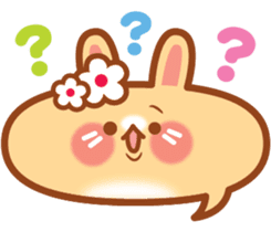 Rabbit -niu niu makes her debut! sticker #13427752