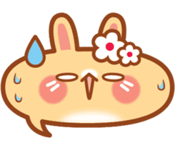 Rabbit -niu niu makes her debut! sticker #13427753