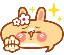 Rabbit -niu niu makes her debut! sticker #13427756