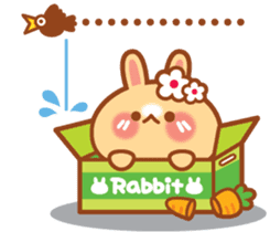 Rabbit -niu niu makes her debut! sticker #13427761