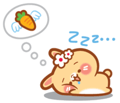 Rabbit -niu niu makes her debut! sticker #13427776