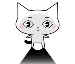 Decidedly, cat 2 sticker #13429133