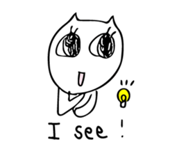 Phantasmagoric Cat-Dog : English edition sticker #13429216