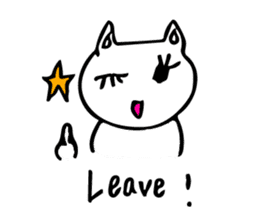 Phantasmagoric Cat-Dog : English edition sticker #13429220