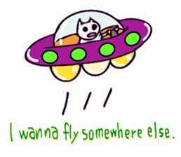 Phantasmagoric Cat-Dog : English edition sticker #13429225