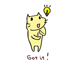 Phantasmagoric Cat-Dog : English edition sticker #13429248