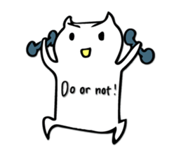 Phantasmagoric Cat-Dog : English edition sticker #13429253