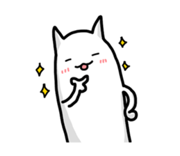 Soft and white creature part5 sticker #13429371