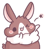 Bunny-Caramel sticker #13429385