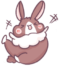 Bunny-Caramel sticker #13429388